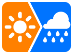 晴れ午後は雷雨
