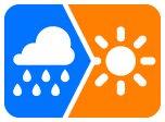 雨夕方から晴れ