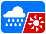 雨時々猛暑
