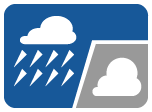 大雨・嵐時々曇り