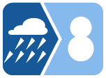 大雨・嵐のち雪