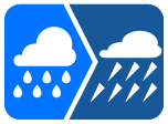 雨のち大雨・嵐